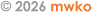 © 2026 mwko